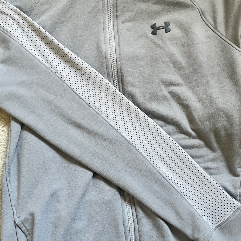 Under Armour Light Gray Fitted Jacket - Picture 5 of 5